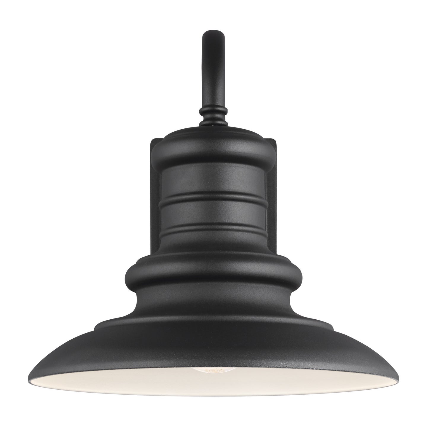 Generation Lighting - OL8601TXB - One Light Outdoor Wall Lantern - Redding Station - Textured Black