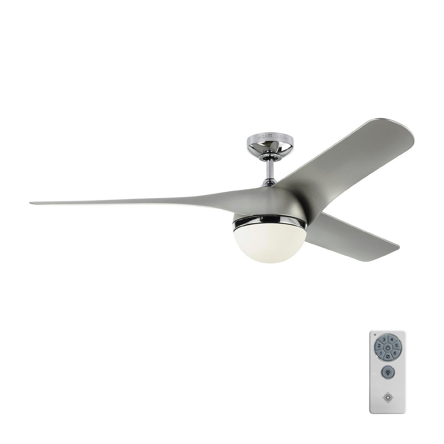 Visual Comfort Fan - 3AKR56CHD - 56``Ceiling Fan - Akova 56 - Chrome