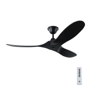 Visual Comfort Fan - 3MAVR52BKBK - 52"Ceiling Fan - Maverick - Matte Black