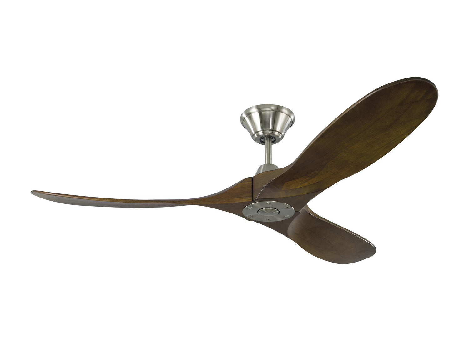 Visual Comfort Fan - 3MAVR52BS - 52"Ceiling Fan - Maverick - Brushed Steel