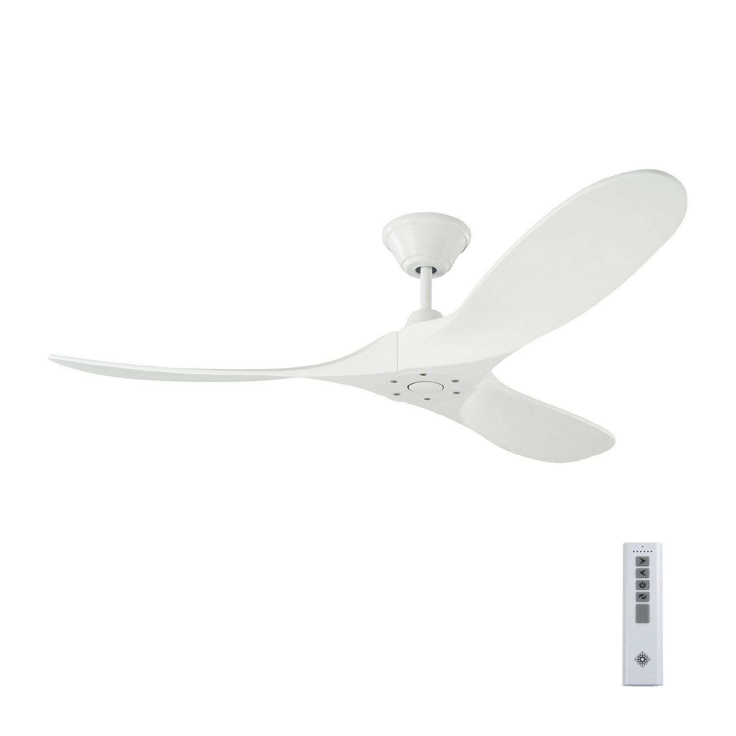 Visual Comfort Fan - 3MAVR52RZW - 52"Ceiling Fan - Maverick - Matte White