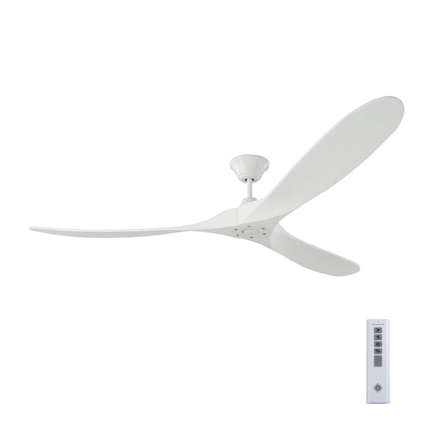 Visual Comfort Fan - 3MAVR70RZW - 70"Ceiling Fan - Maverick - Matte White