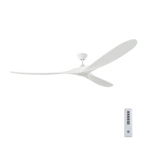 Visual Comfort Fan - 3MAVR88RZW - 88"Ceiling Fan - Maverick - Matte White