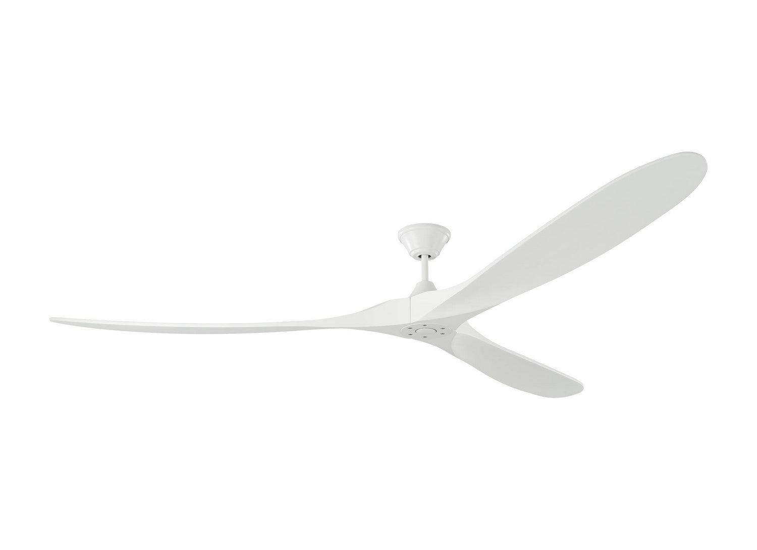 Visual Comfort Fan - 3MAVR88RZW - 88"Ceiling Fan - Maverick - Matte White