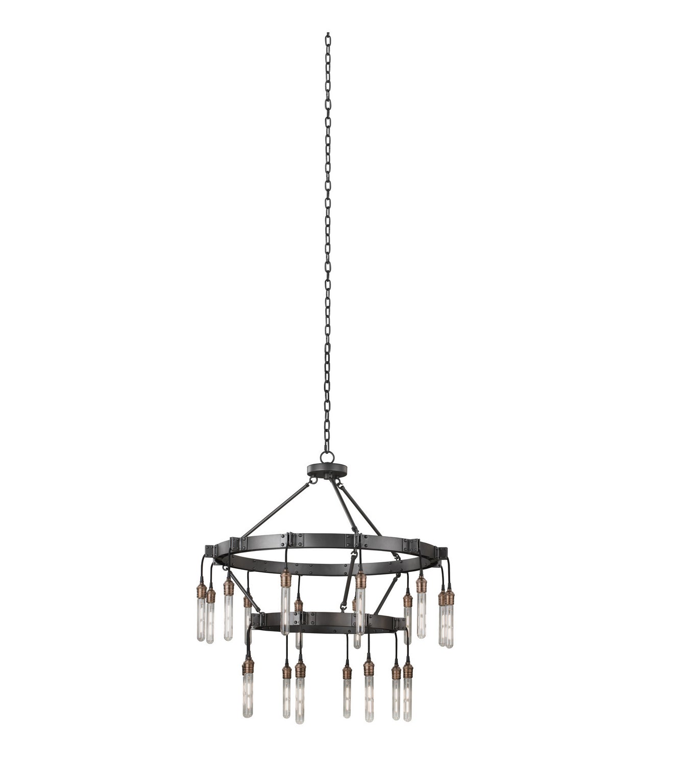 Kalco - 506272MGM - 20 Light Chandelier - Stuyvesant - Matte Gun Metal