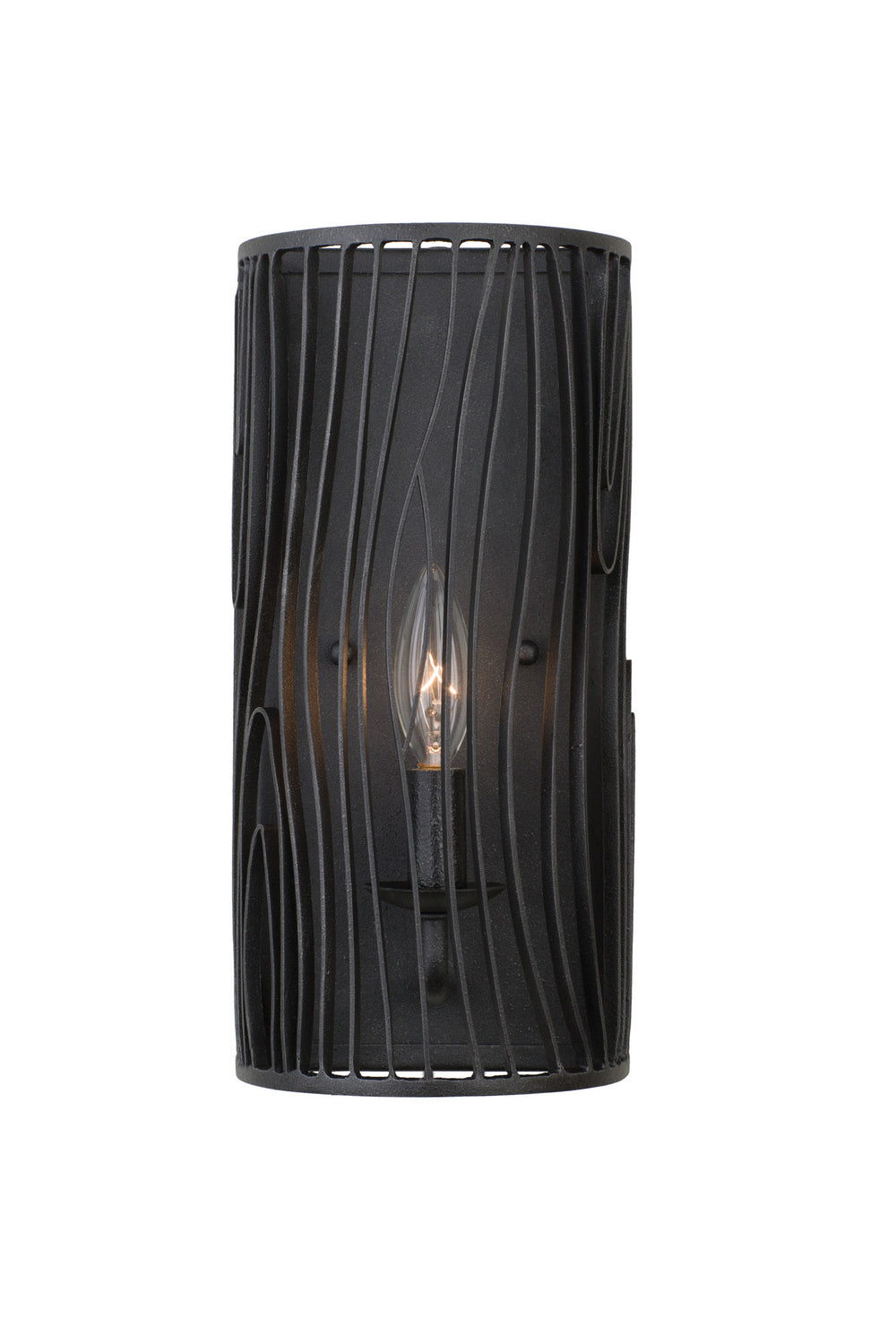 Kalco - 507520BI - One Light Wall Sconce - Morre - Black Iron