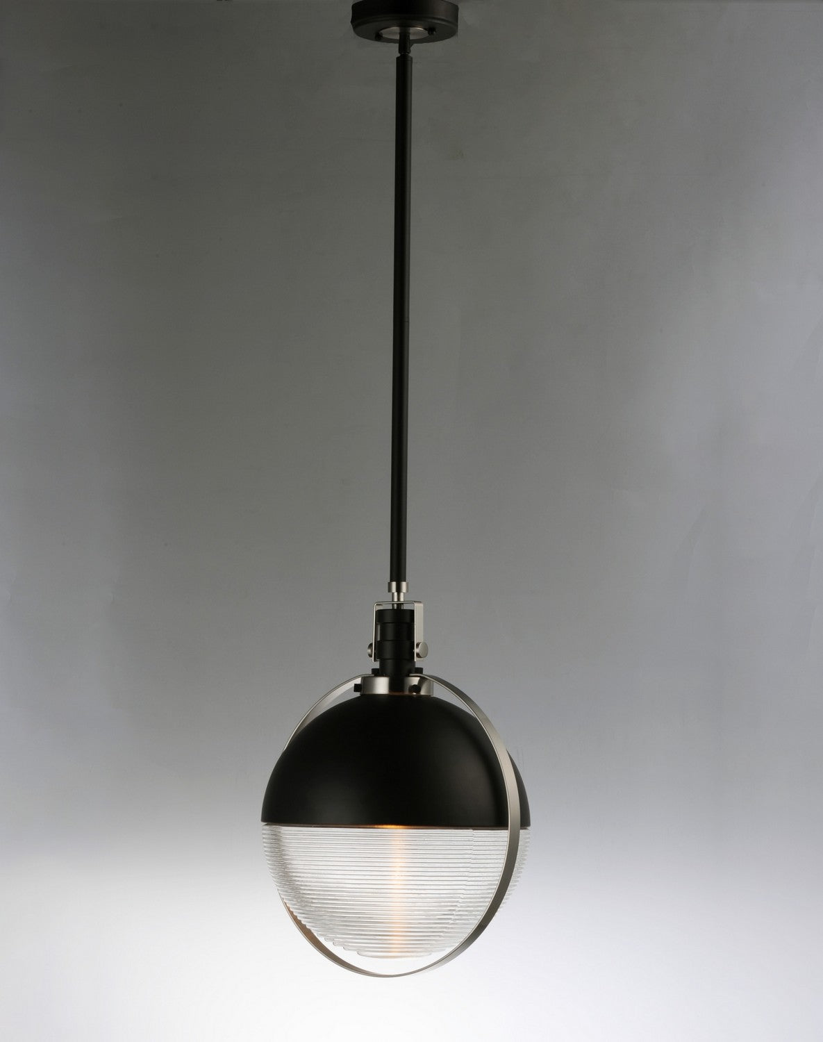 Maxim - 10080CLBKSN - LED Pendant - Axiom - Black / Satin Nickel