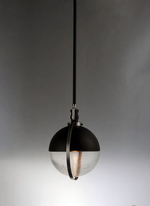 Maxim - 10080CLBKSN - LED Pendant - Axiom - Black / Satin Nickel