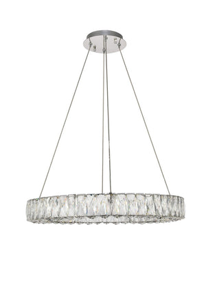 Elegant Lighting - 3503D23C - LED Chandelier - Monroe - Chrome