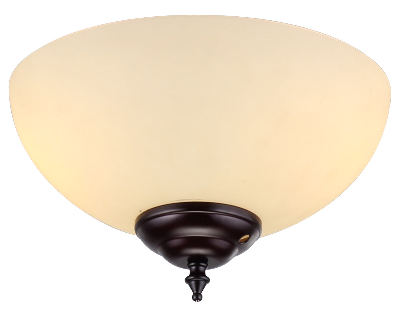 Wind River Fan Company - KG200 - LED Fan Light Kit - Light Kit - Nickel/oiled bronze/white