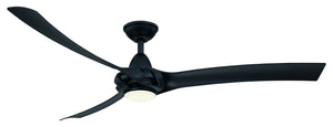 Wind River Fan Company - WR1697MB - 62"Ceiling Fan - Droid XL - Matte Black