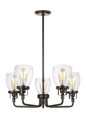 Generation Lighting. - 3214505-710 - Five Light Chandelier - Belton - Bronze