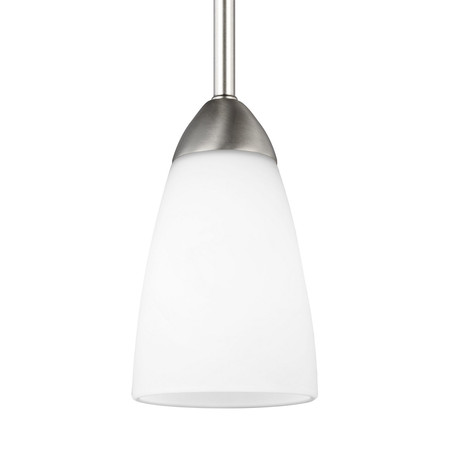 Generation Lighting. - 6120201-962 - One Light Mini-Pendant - Seville - Brushed Nickel