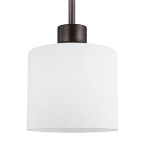 Generation Lighting. - 6128801-710 - One Light Mini-Pendant - Canfield - Bronze