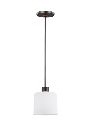 Generation Lighting. - 6128801-710 - One Light Mini-Pendant - Canfield - Bronze