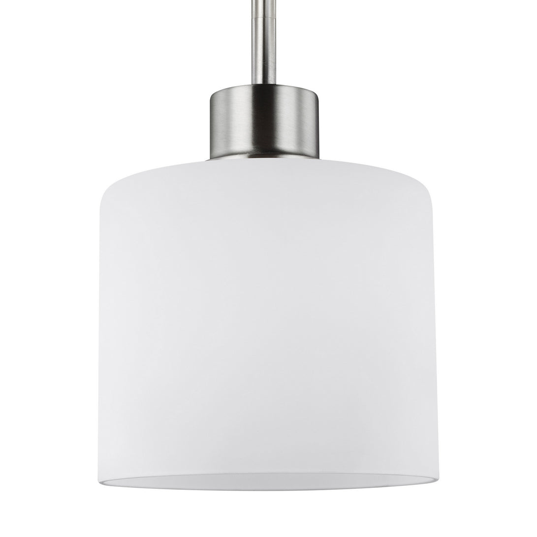 Generation Lighting. - 6128801EN3-962 - One Light Mini-Pendant - Canfield - Brushed Nickel