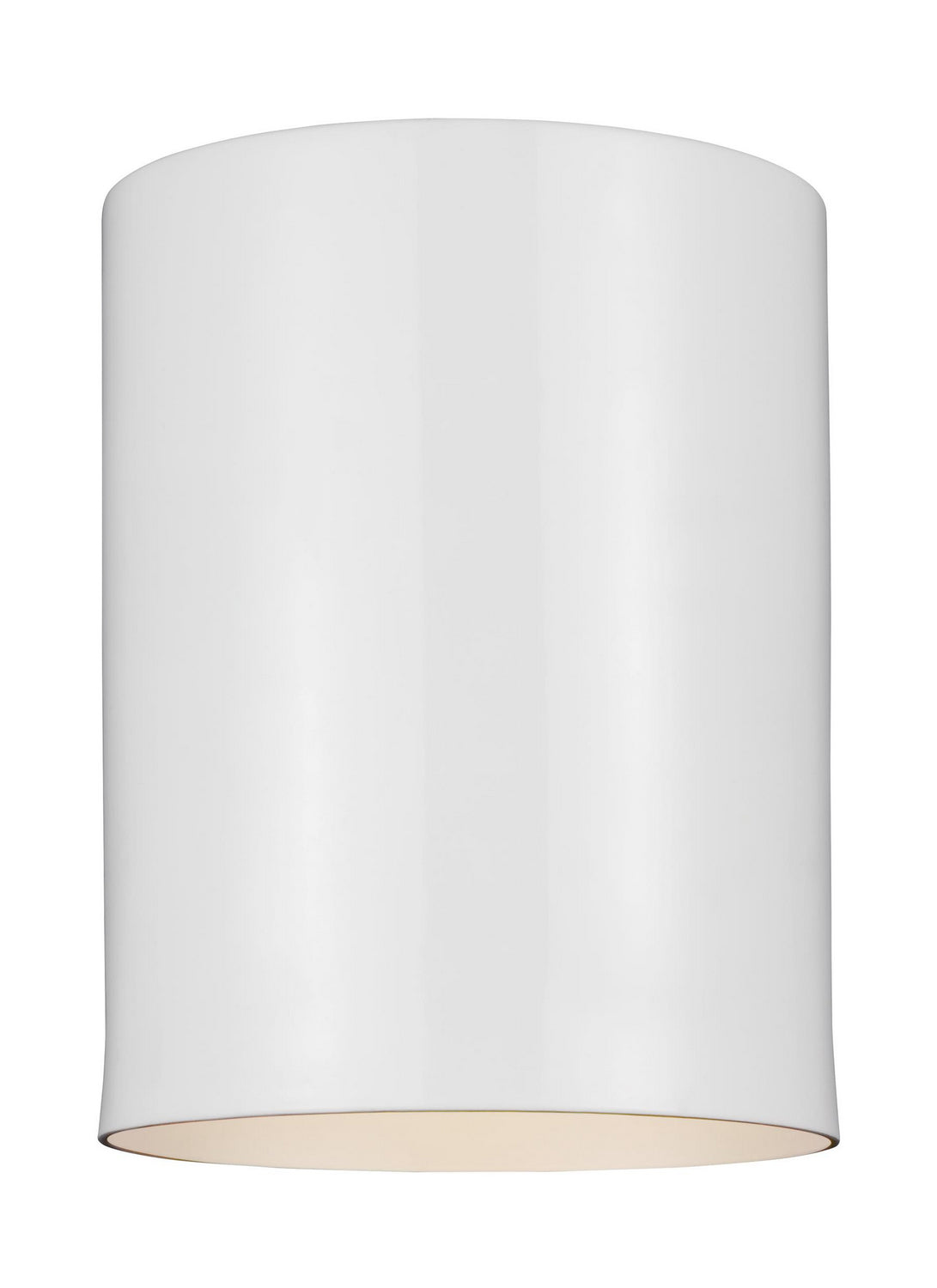 Visual Comfort Studio - 7813801-15 - One Light Outdoor Flush Mount - Outdoor Cylinders - White