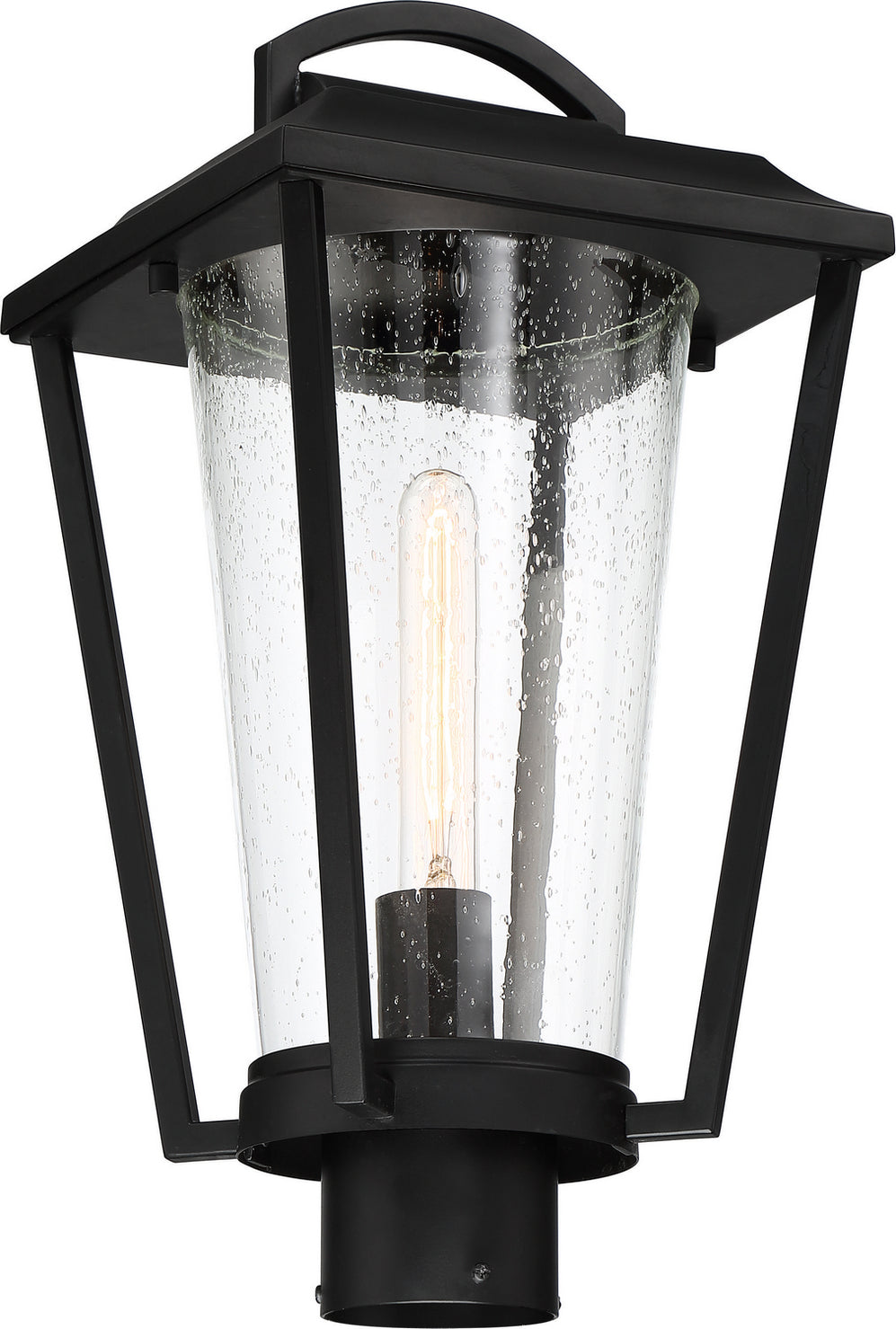 Nuvo Lighting - 60-6513 - One Light Post Lantern - Lakeview - Aged Bronze / Clear