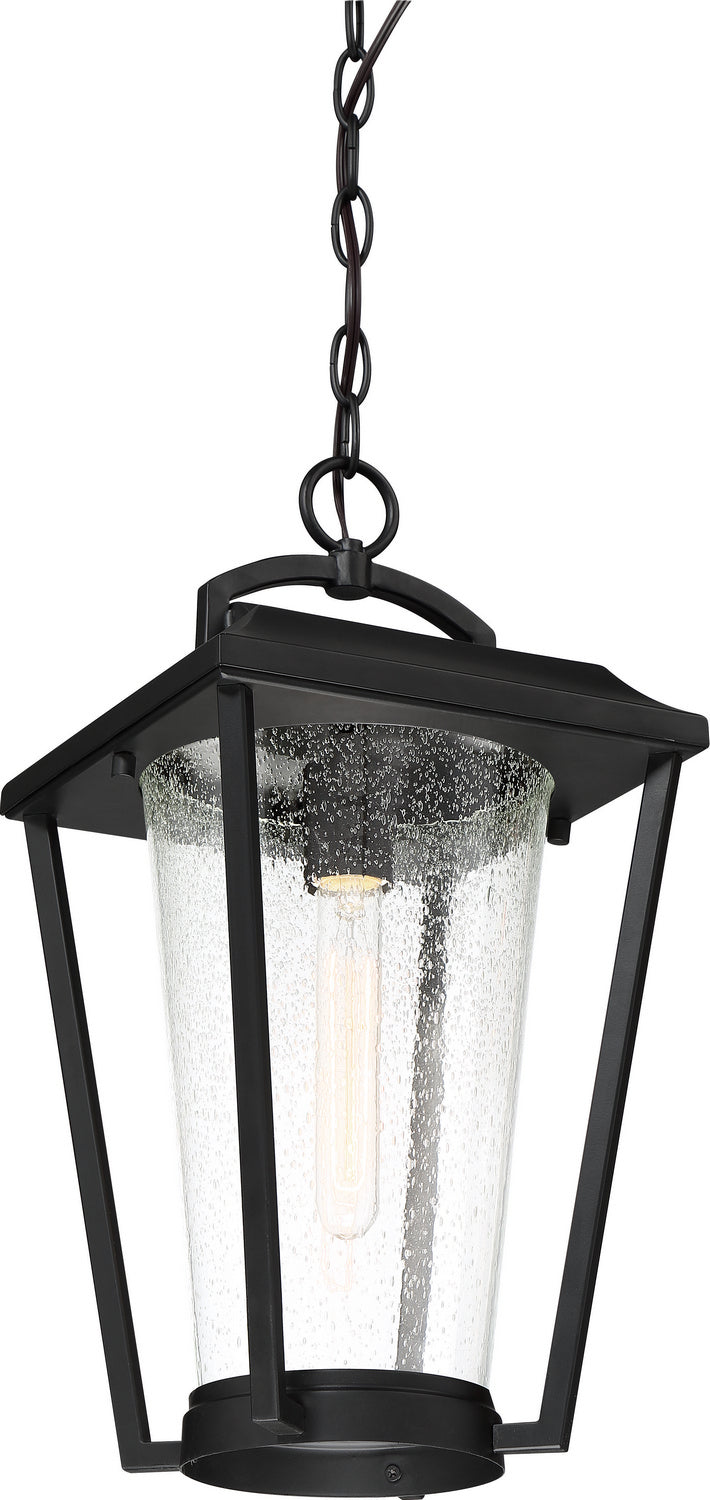 Nuvo Lighting - 60-6514 - One Light Hanging Lantern - Lakeview - Aged Bronze / Clear