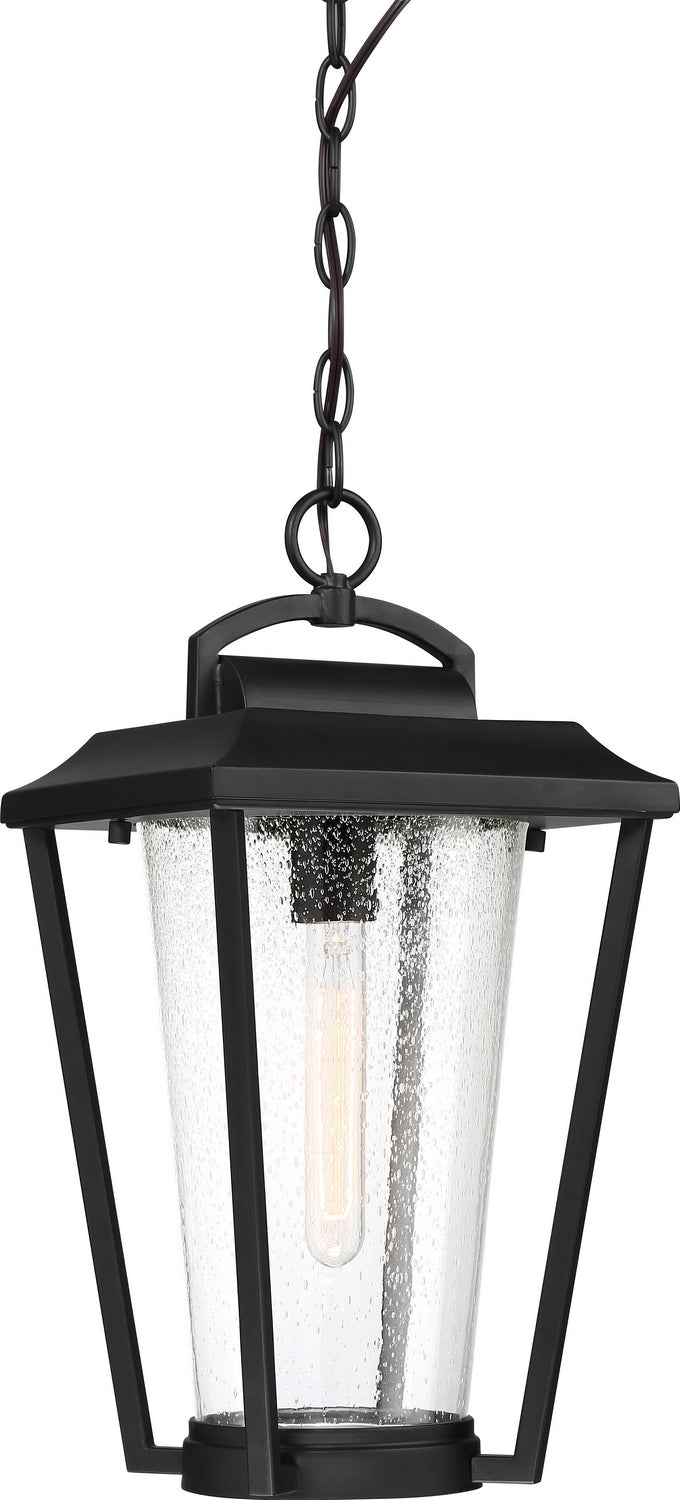 Nuvo Lighting - 60-6514 - One Light Hanging Lantern - Lakeview - Aged Bronze / Clear