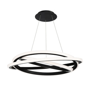 Modern Forms - PD-24838-BK - LED Chandelier - Veloce - Black