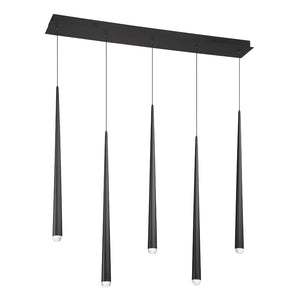 Modern Forms - PD-41705L-BK - LED Pendant - Cascade - Black