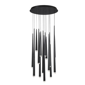 Modern Forms - PD-41715R-BK - LED Pendant - Cascade - Black