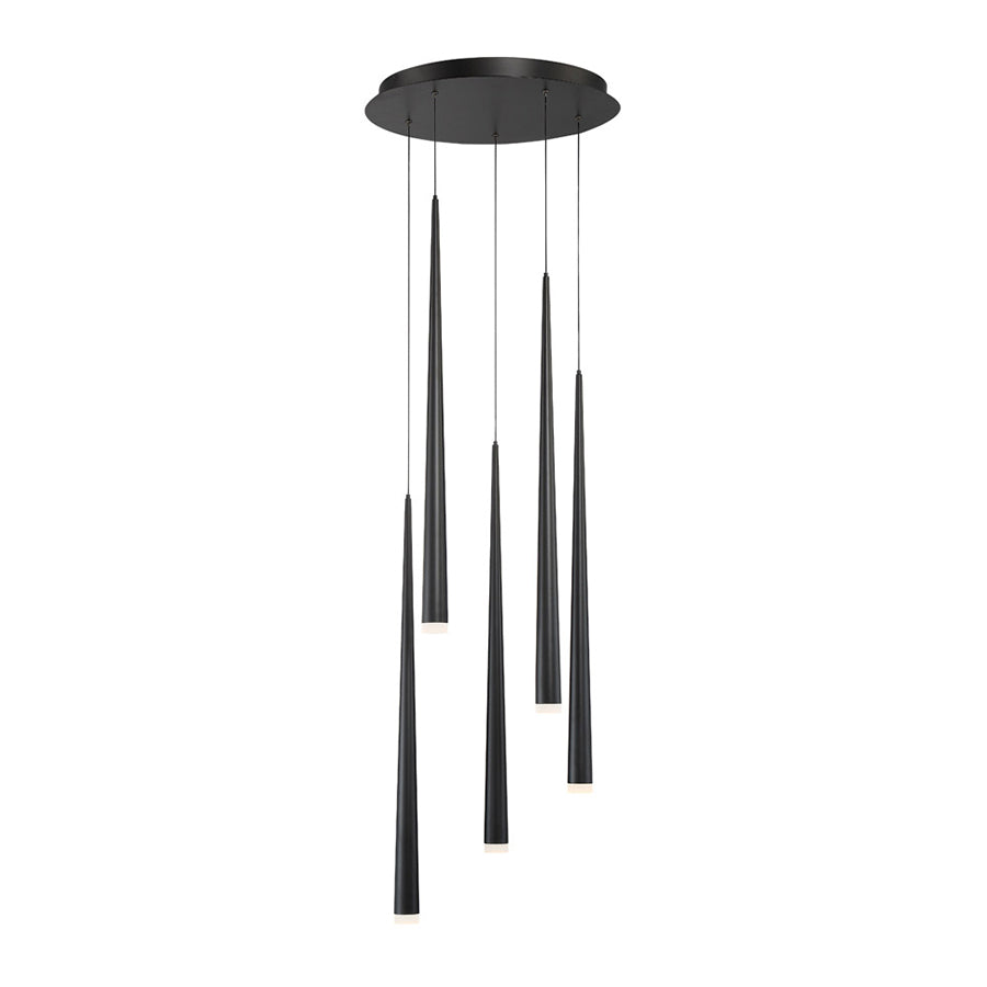 Modern Forms - PD-41805R-BK - LED Pendant - Cascade - Black