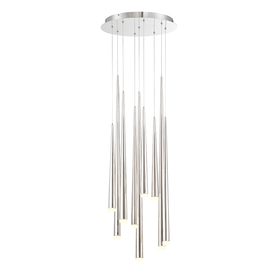 Modern Forms - PD-41809R-PN - LED Pendant - Cascade - Polished Nickel