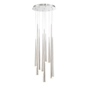 Modern Forms - PD-41809R-PN - LED Pendant - Cascade - Polished Nickel