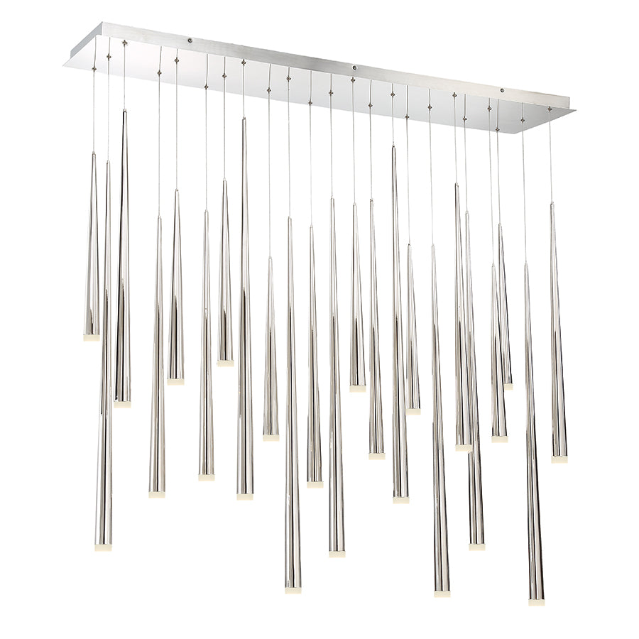 Modern Forms - PD-41823L-PN - LED Pendant - Cascade - Polished Nickel