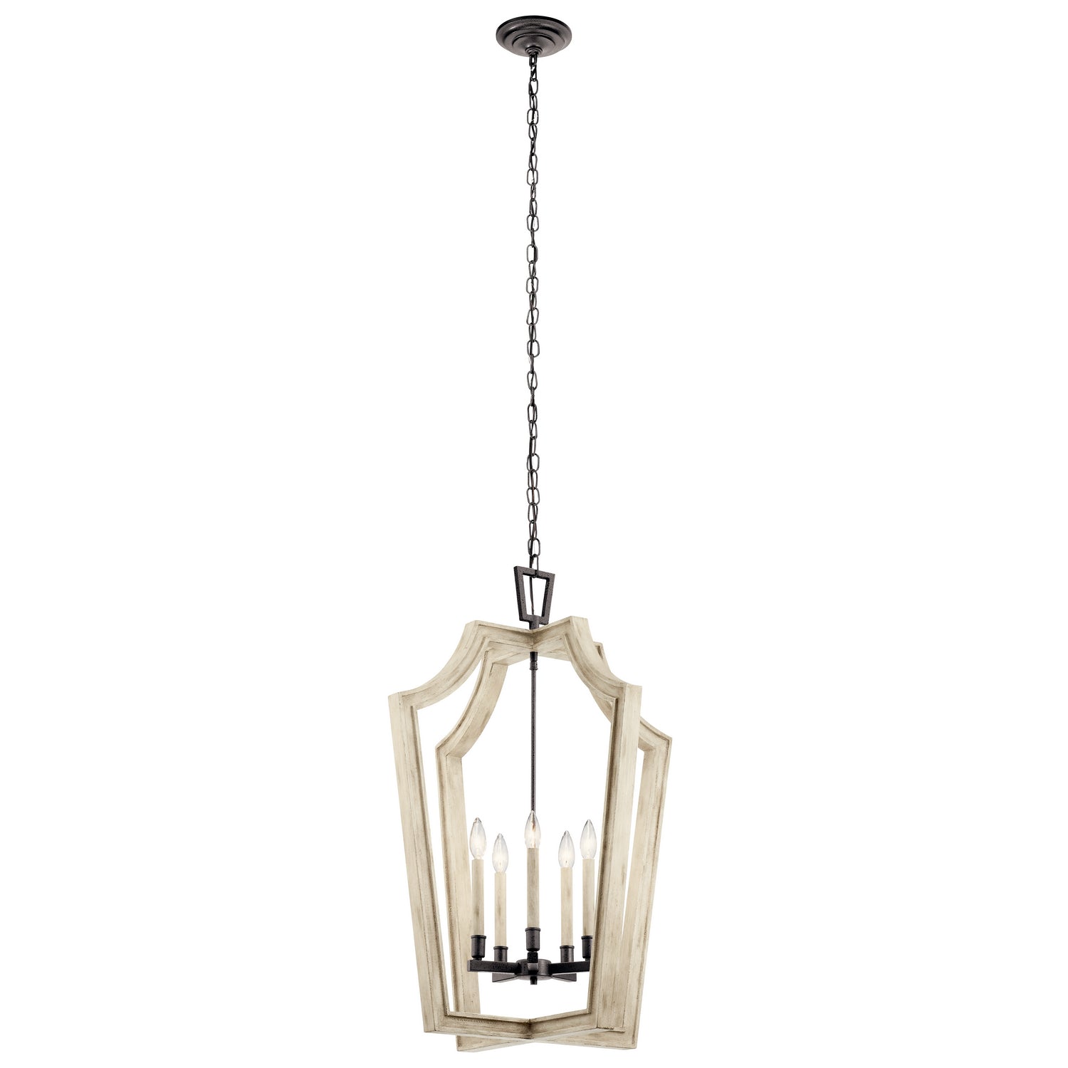 Kichler - 44262AVI - Five Light Chandelier - Botanica - Anvil Iron