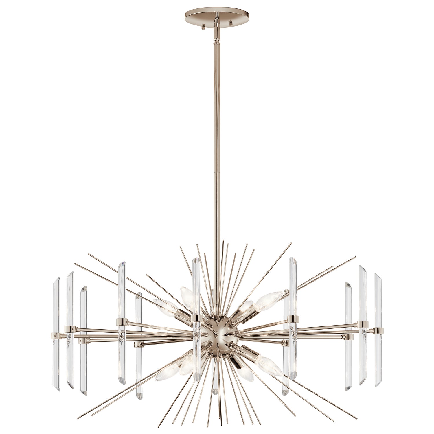 Kichler - 44276PN - Eight Light Chandelier - Eris - Polished Nickel