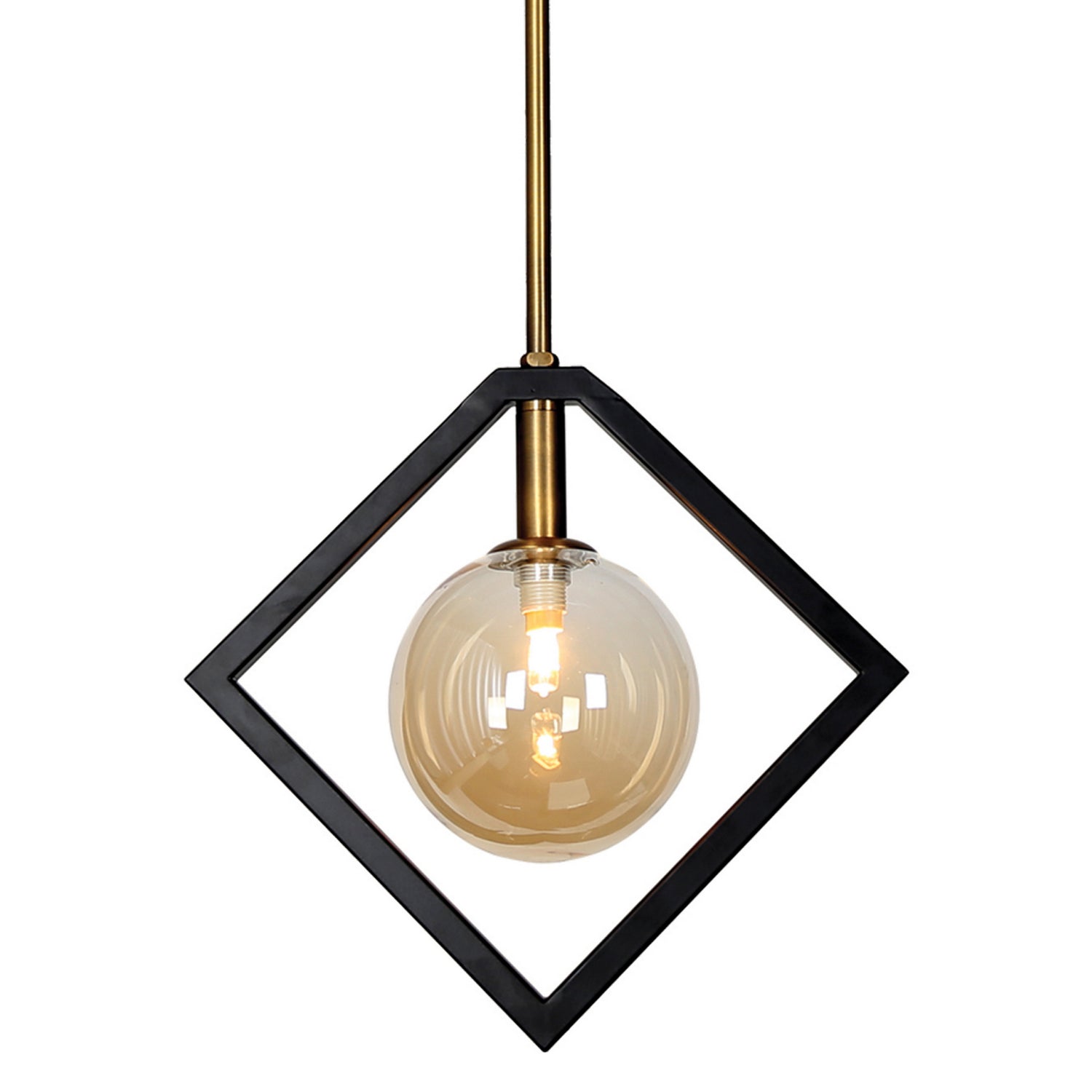 Dainolite Ltd - GLA-121P-MB-VB - One Light Pendant - Glasgow - Vintage Bronze