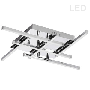 Dainolite Ltd - SUM-2020FH-PC - LED Flush Mount - Summit - Polished Chrome