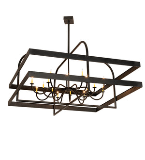 Meyda Tiffany - 189468 - LED Chandelier - Aldari - Textured Black