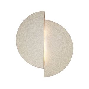 Justice Designs - CER-5675-CRK - LED Wall Sconce - Ambiance - White Crackle