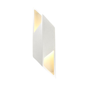 Justice Designs - CER-5845-CRNI - LED Wall Sconce - Ambiance - White Crackle w/ Ink w/ White Crackle w/ No Ink