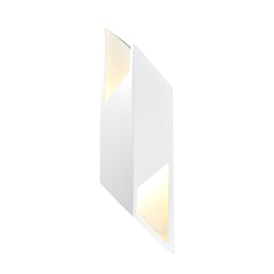 Justice Designs - CER-5845-WTWT - LED Wall Sconce - Ambiance - Gloss White