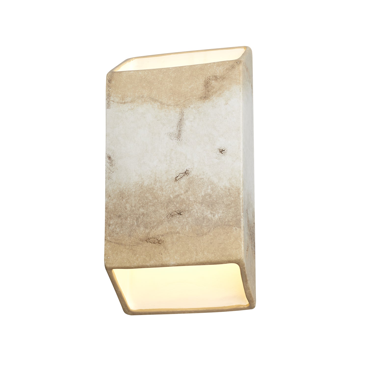 Justice Designs - CER-5875-TRAG - LED Wall Sconce - Ambiance - Greco Travertine