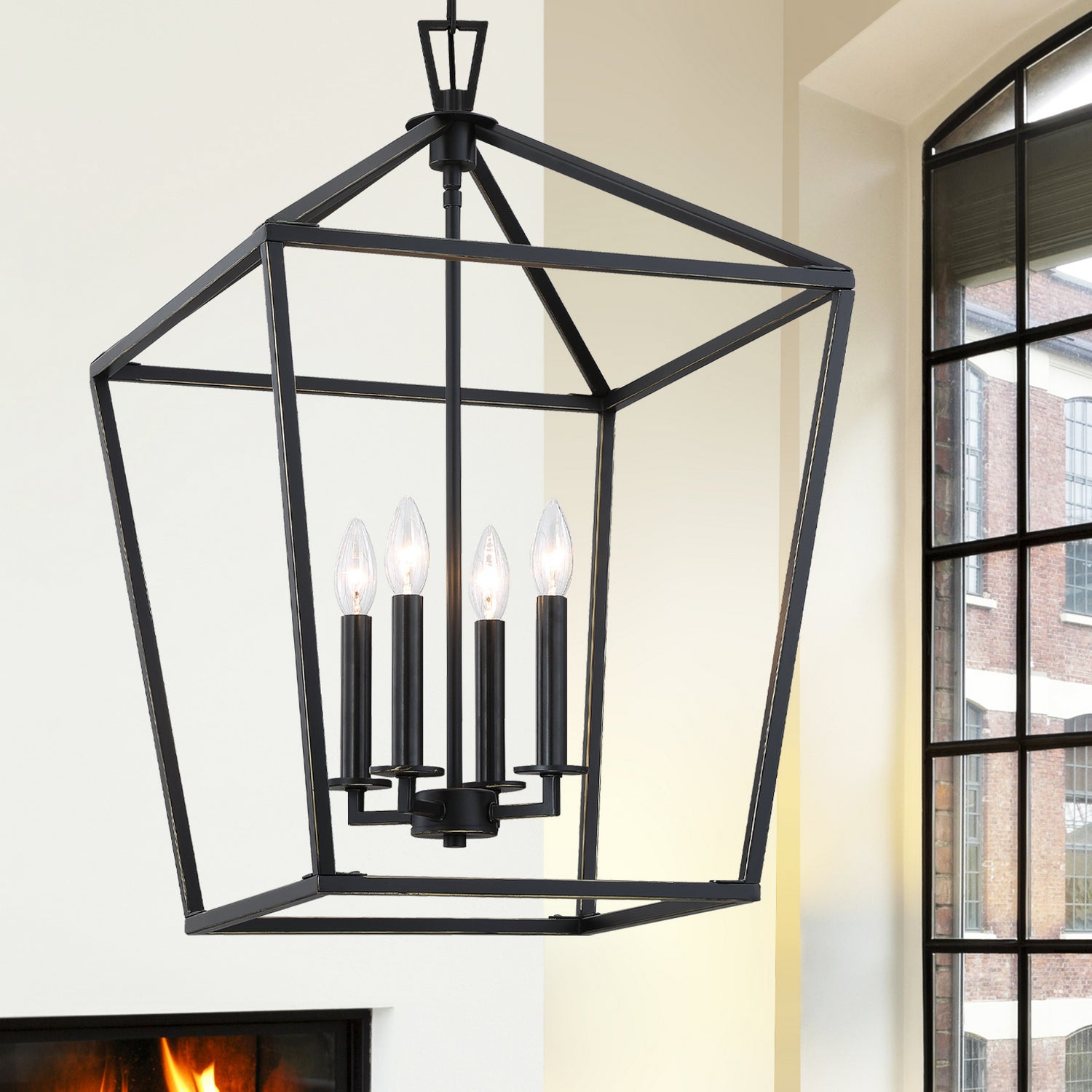 Savoy House - 3-321-4-44 - Four Light Pendant - Townsend - Classic Bronze