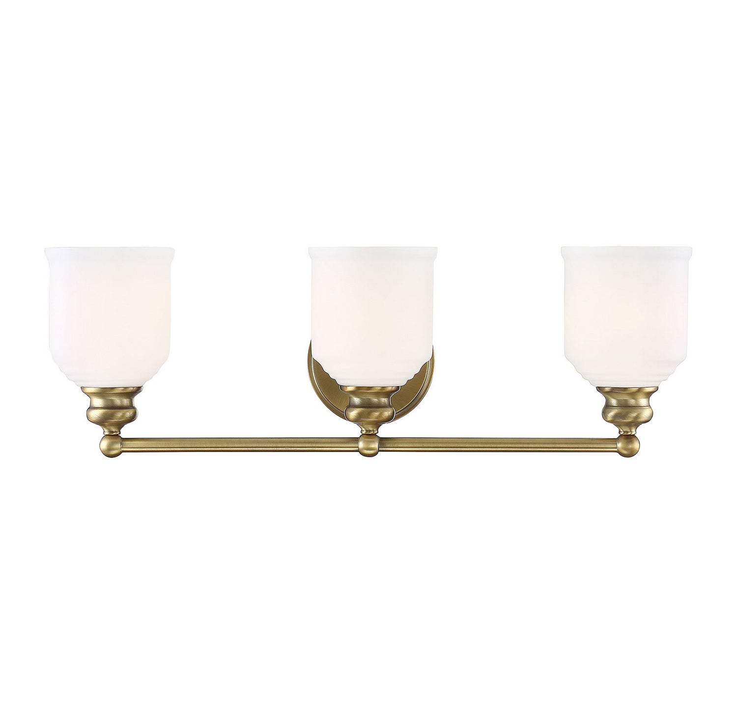 Savoy House - 8-6836-3-322 - Three Light Bath Bar - Melrose - Warm Brass