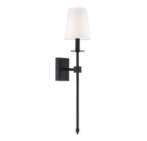 Savoy House - 9-303-1-89 - One Light Wall Sconce - Monroe - Matte Black