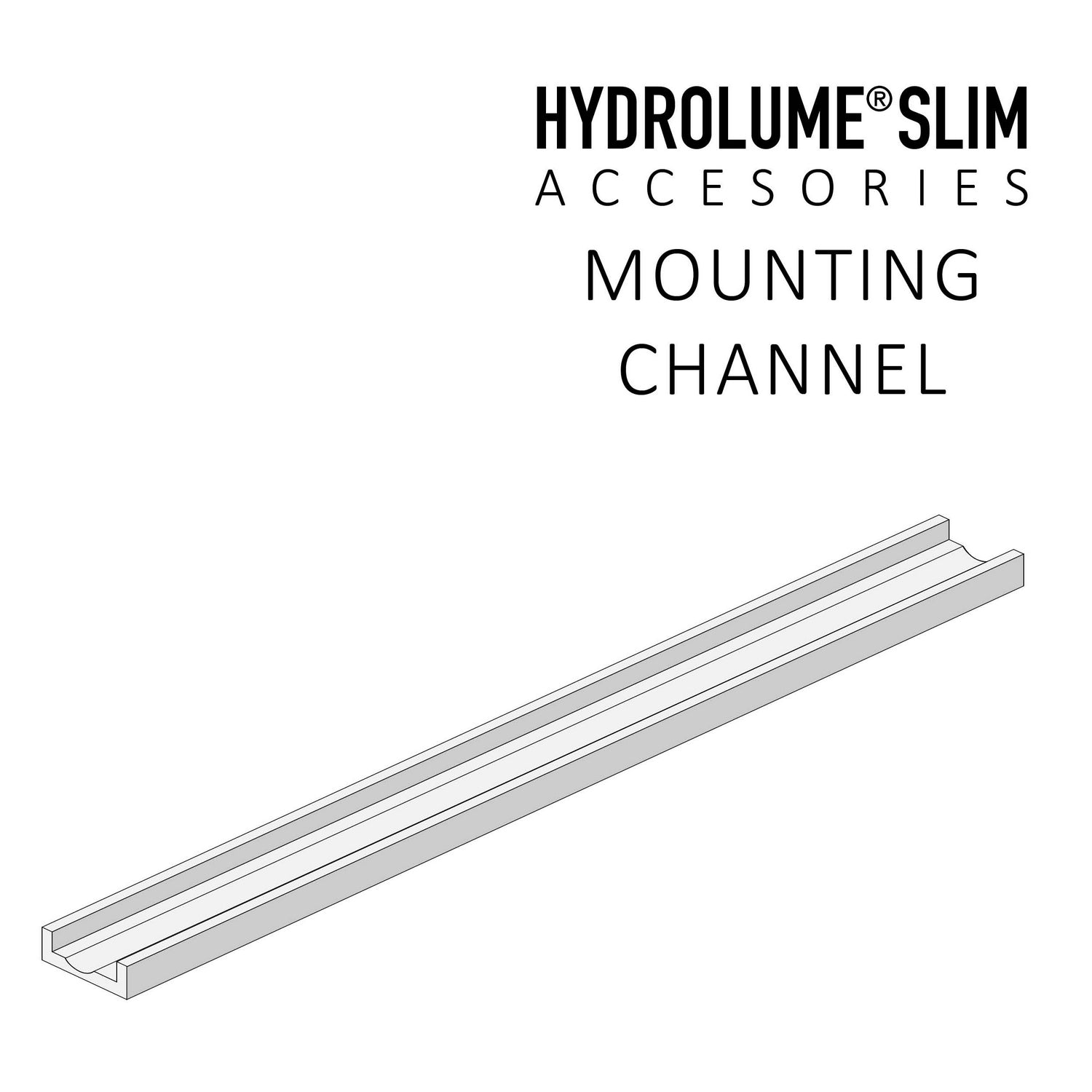 Diode LED - DI-HLS-MTCH - Mounting Channel - 2 pack - White