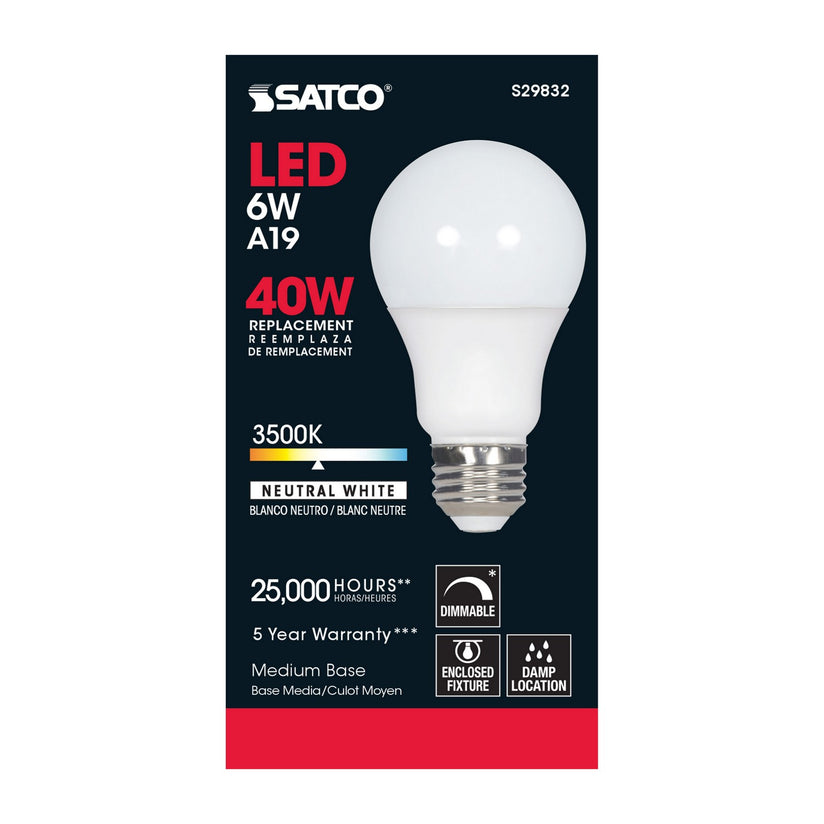 Satco - S29832 - Light Bulb - Frost