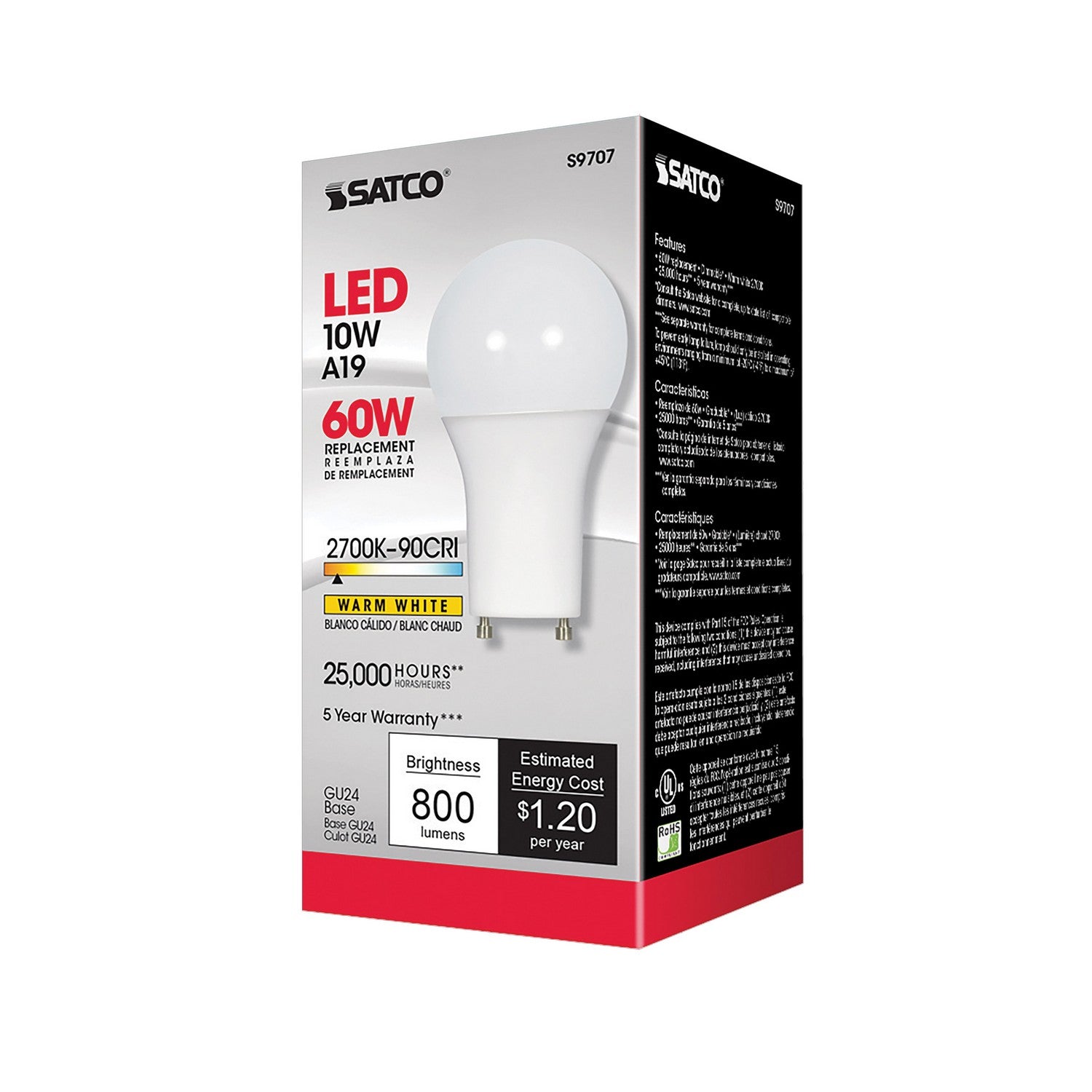 Satco - S9707 - Light Bulb - Frost