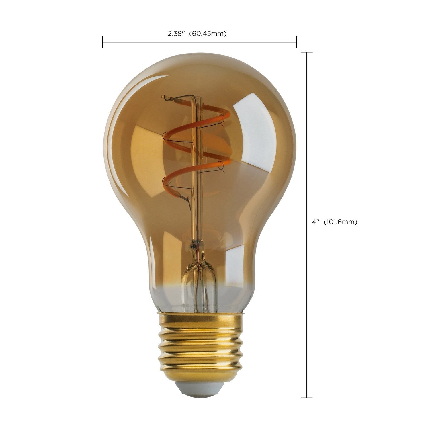 Satco - S9966 - Light Bulb - Transparent Amber