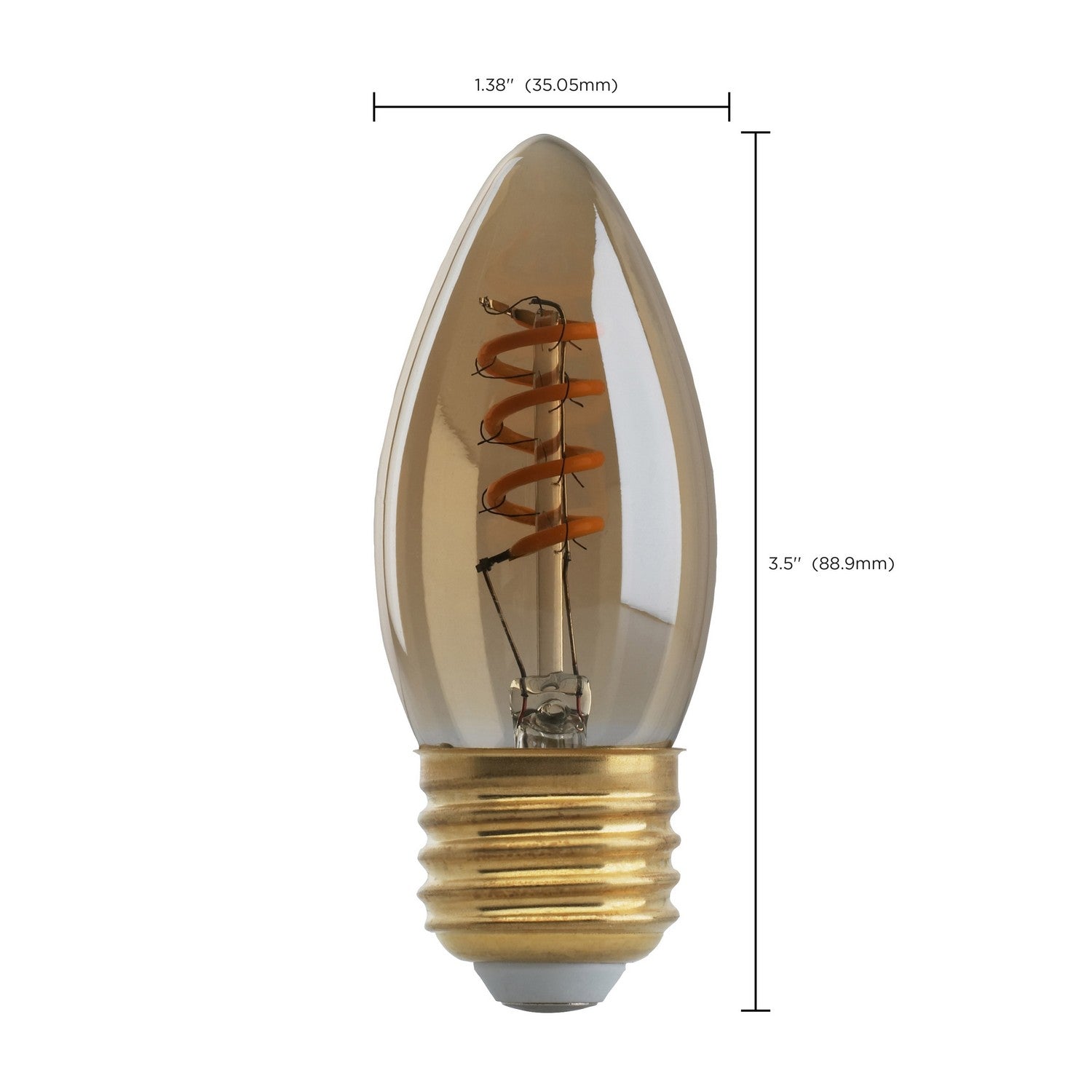 Satco - S9970 - Light Bulb - Transparent Amber