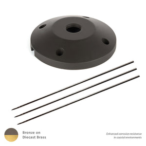 W.A.C. Lighting - 5000-SCP-BBR - Surface Mount Canopy - 5000 - Bronze on Brass