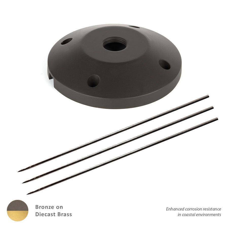 W.A.C. Lighting - 5000-SCP-BBR - Surface Mount Canopy - 5000 - Bronze on Brass